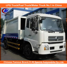 Heavy 6 Wheels Dongfeng Tianjin 6tons Compressed Garbage Truck 8m3 Compactor Garbage Truck